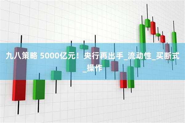 九八策略 5000亿元！央行再出手_流动性_买断式_操作