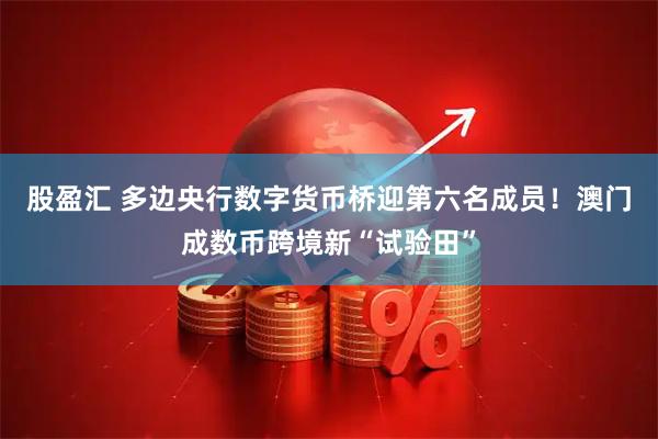 股盈汇 多边央行数字货币桥迎第六名成员！澳门成数币跨境新“试验田”